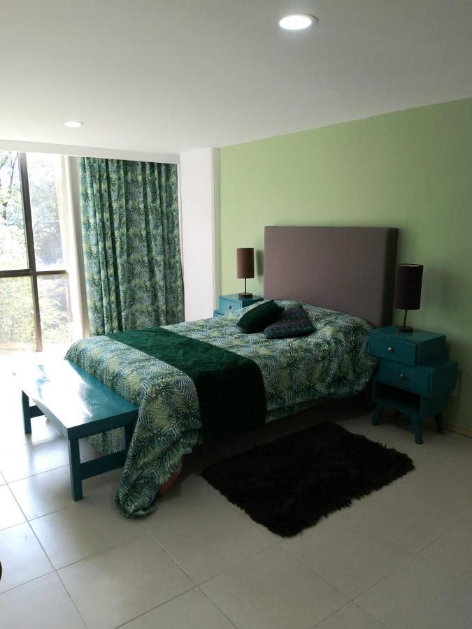 Charming Sunny Bedroom Overlooking Beautiful Amsterdam Avenue In Best Condesa Area Mexikóváros Kültér fotó