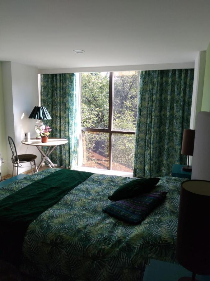 Charming Sunny Bedroom Overlooking Beautiful Amsterdam Avenue In Best Condesa Area Mexikóváros Kültér fotó