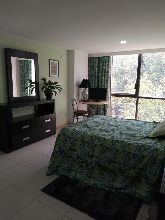Charming Sunny Bedroom Overlooking Beautiful Amsterdam Avenue In Best Condesa Area Mexikóváros Kültér fotó